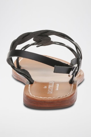 Sandales en cuir Burke - Noir
