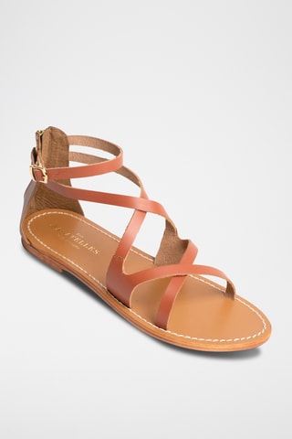 Sandales en cuir Jacenia - Camel