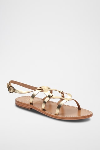 Sandales en cuir Suellen - Doré