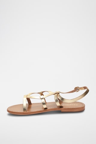 Sandales en cuir Suellen - Doré