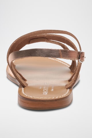 Sandales en cuir Jade - Doré rose