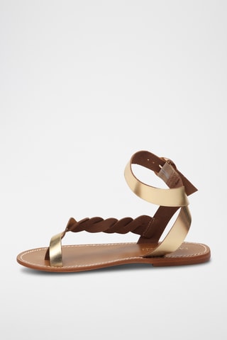 Sandales en cuir Lee - Marron