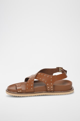 Sandales en cuir Idalina - Camel