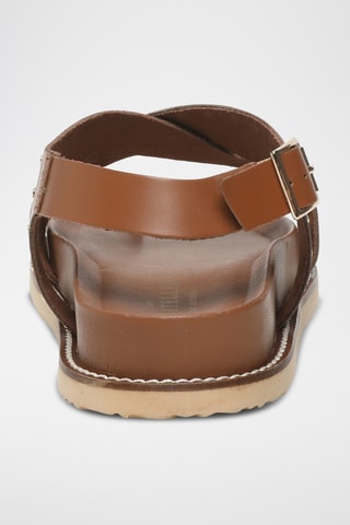 Sandales en cuir Idalina - Camel