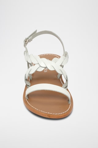 Sandales en cuir Liente - Blanc