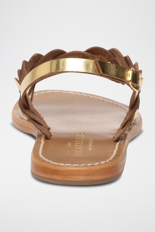 Sandales en cuir Liente - Doré