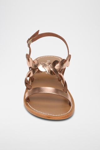Sandales en cuir Liente - Doré rose