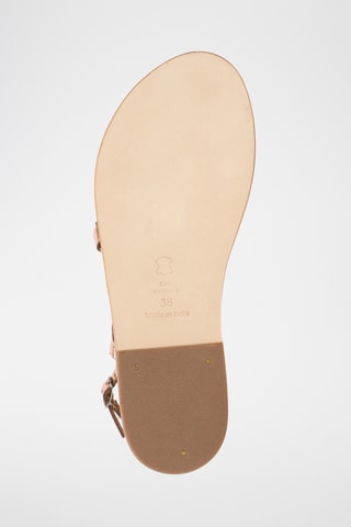 Sandales en cuir Liente - Doré rose