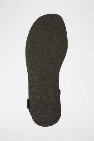 Sandales en cuir de mouton nappa Azahar - Noir