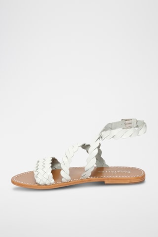 Sandales en cuir Manzanilla - Blanc