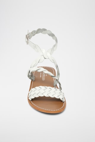 Sandales en cuir Manzanilla - Blanc