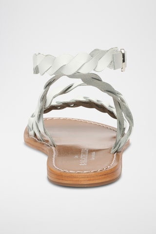 Sandales en cuir Manzanilla - Blanc