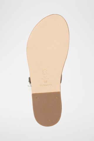 Sandales en cuir Manzanilla - Blanc