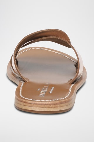 Mules en cuir Aditri - Doré rose