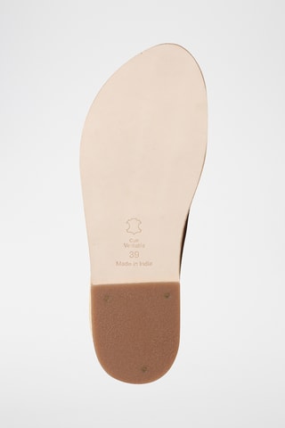 Mules en cuir Aditri - Doré rose