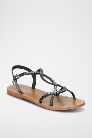Sandales en cuir Clorinde - Noir