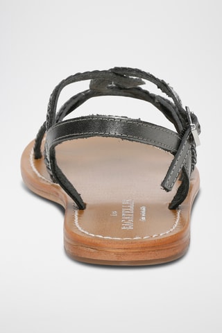 Sandales en cuir Clorinde - Noir