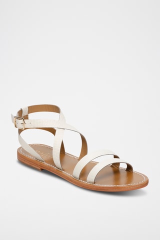 Sandales en cuir Malini - Blanc
