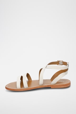 Sandales en cuir Malini - Blanc