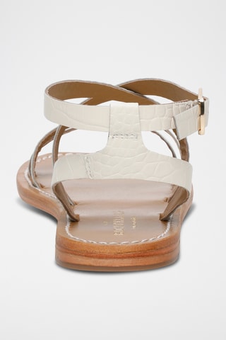 Sandales en cuir Malini - Blanc