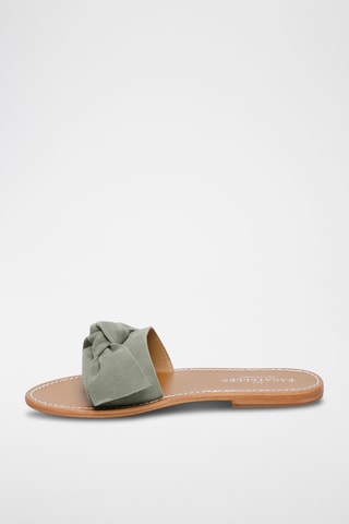 Mules en nubuck Westchester - Kaki