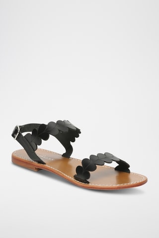 Sandales en cuir Domizia - Noir