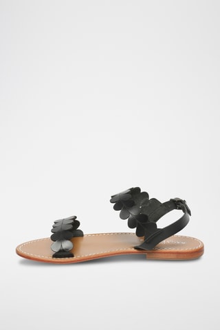 Sandales en cuir Domizia - Noir