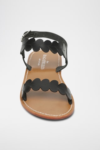 Sandales en cuir Domizia - Noir