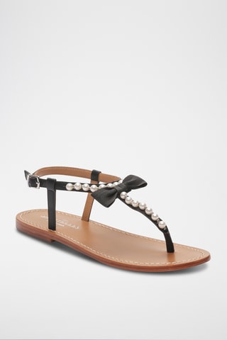 Sandales en cuir Primera - Noir et marron