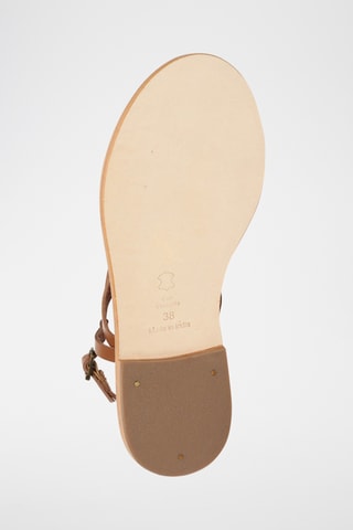 Sandales à talons en cuir de chèvre nubuck Drevia - Vert