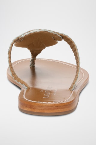 Sandales en cuir de chèvre Eira - Argenté