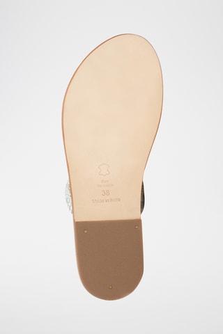 Sandales en cuir de chèvre Eira - Argenté