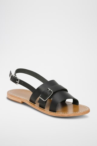 Sandales en cuir Sabrina - Noir