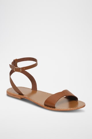 Sandales en cuir Sylia - Camel