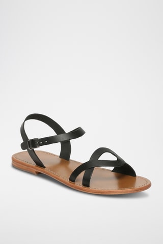 Sandales en cuir Viper - Noir