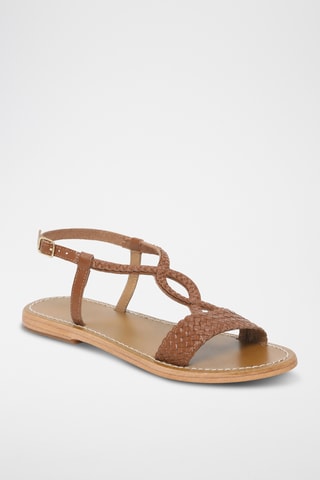 Sandales en cuir Rebecca - Camel
