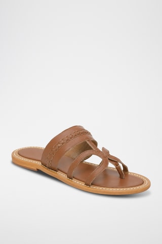 Sandales en cuir de chèvre Jazmina - Camel