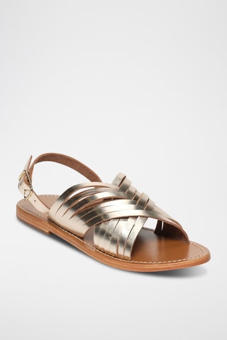 Sandales en cuir Kelya - Doré