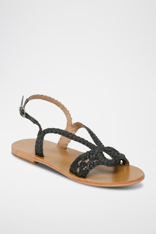 Sandales en cuir Olga - Noir