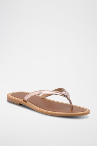 Sandales en cuir de chèvre Jaxena - Rose