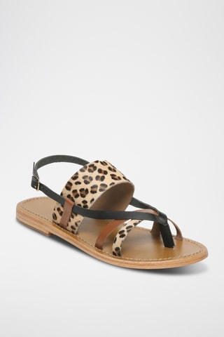 Sandales en cuir Nathalie - Noir