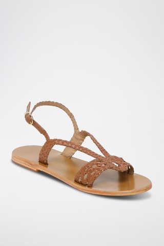 Sandales en cuir Olga - Camel