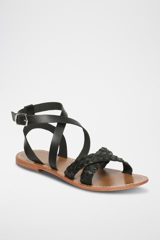 Sandales en cuir Wendy - Noir