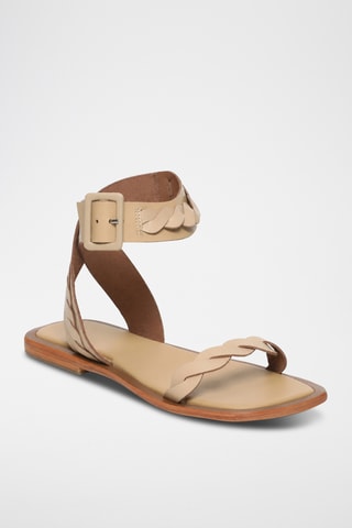 Sandales en cuir Yunara - Nude