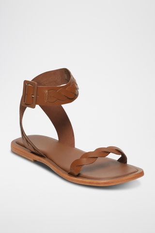 Sandales en cuir Yunara - Camel