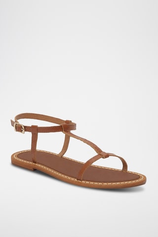 Sandales en cuir de chèvre Ilvena - Camel