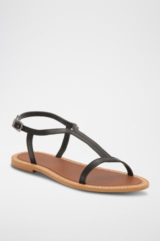 Sandales en cuir Xarela - Noir
