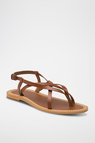 Sandales en cuir Selena - Camel