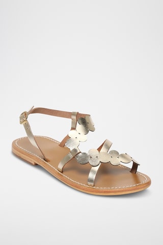 Sandales en cuir Maryline - Doré