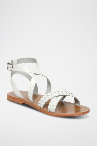 Sandales en cuir Wendy - Blanc